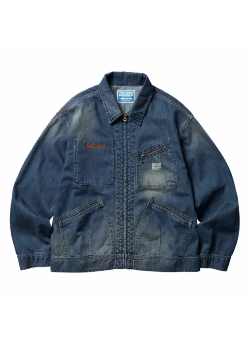 Liberaiders ZIP FRONT DENIM JACKET